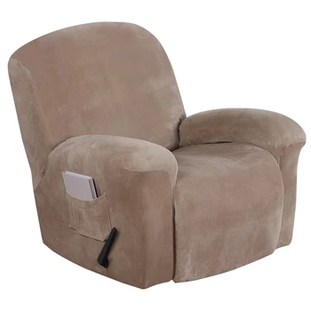 

Easy Clean Solid Dustproof Soft Washable Non Slip Slipcover For Living Room Home Decor Recliner Chair Cover Furniture Protection