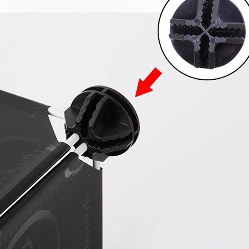 Wire Square Plastic Connectors For Modular Organizer Closet And Wire Grid Square Storage Shelving Unit plastic connectors Set Of 8