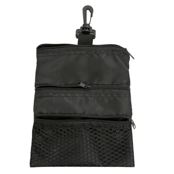 

Portable Golf Ball Bags Holder Zipper Mesh Pouch Storage For Outdoor Training