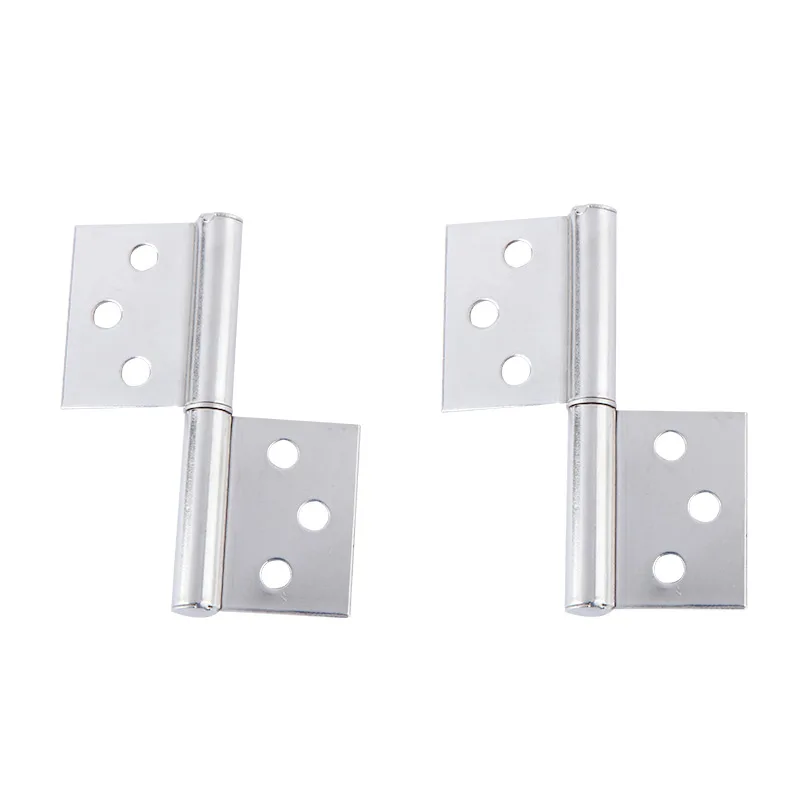 4pcs Stainless Steel Hinge with Screws for wooden door iron gate Easy to install