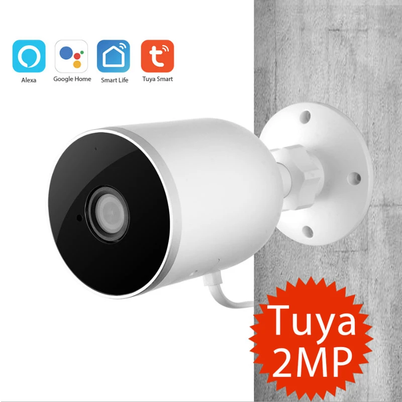 Tuya умная Беспроводная сетевая уличная Водонепроницаемая камера 1080P PTZ Поворотная