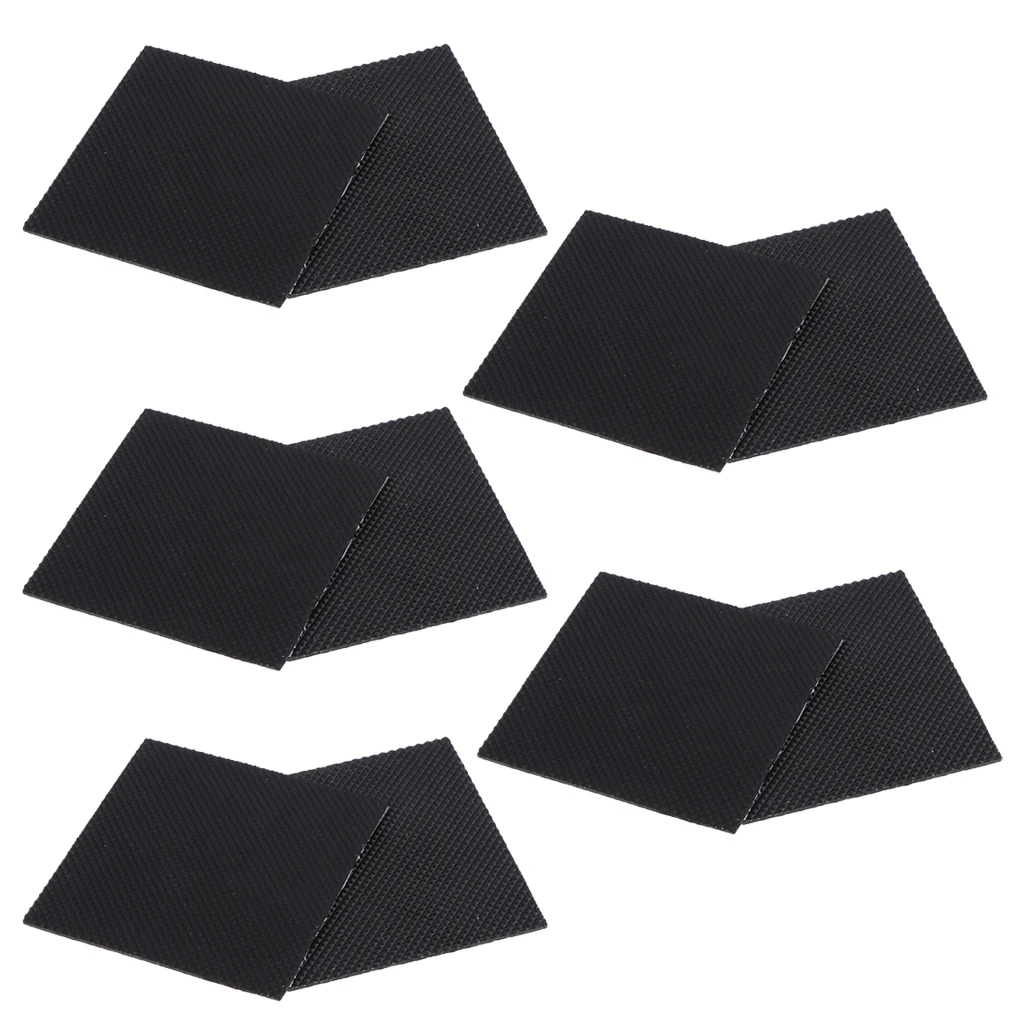 

10Pairs Self-adhesive Rubber Shoe Grips Sole Protector No Slip Heel Replacement Pads