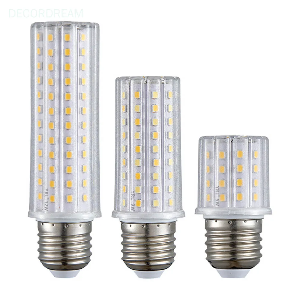 

Three-colors Home Switch Dimming LED Corn Light Bulb E14/E27 Screw Base 220v-240v Energy-saving Ceiling Lamp Bulbs 5W/9W/12W