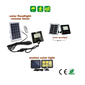 

solar120/100 LED outdoor lighting 120/100 LED garden solar Street Light With Controller Color Adjustable Wall Motion Sensor Dete