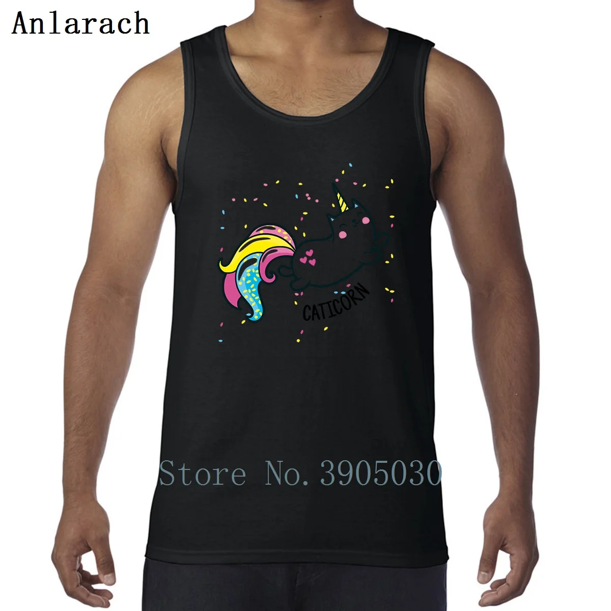 Caticorn Like Unicorn Vests Create New Arrival Big Sizes Tank Tops Men Spring Autumn Stylish Workouts Singlet Free Shipping