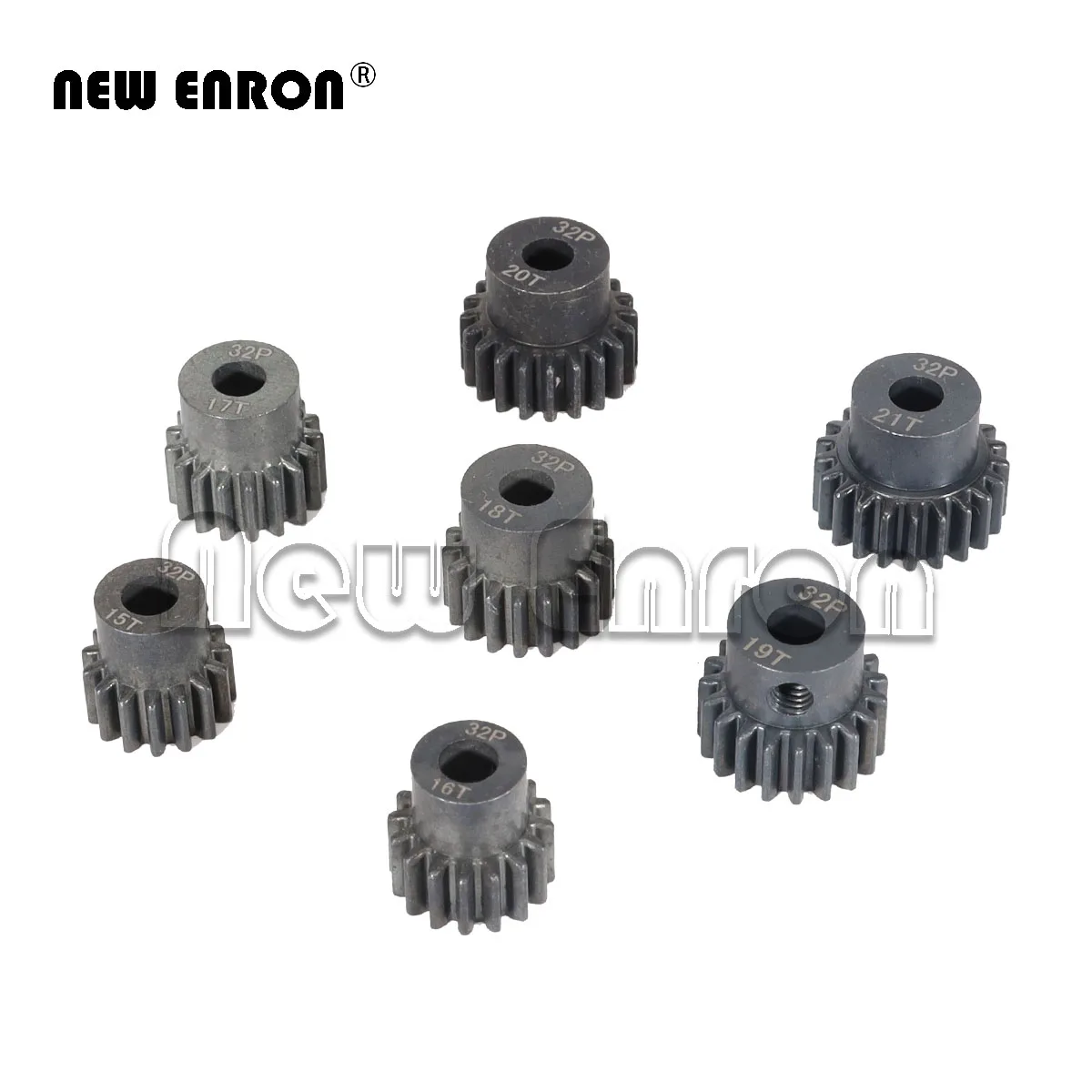 16T Steel Pinion Gear For Traxxas 1/16 E-Revo, Slash, Summit - 3.17mm Shaft Replacement