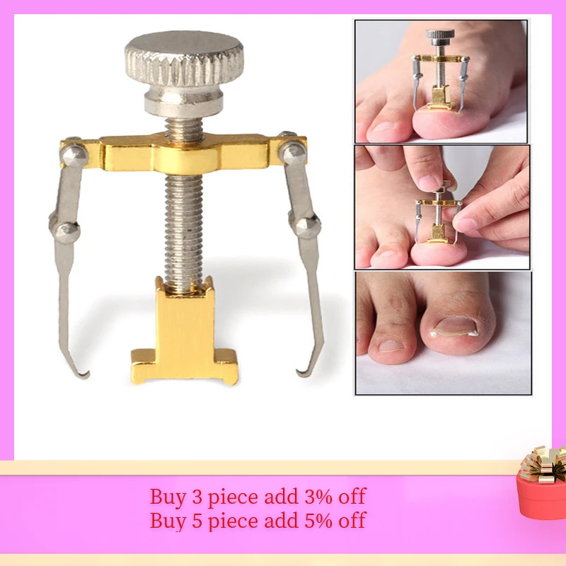 

Portable Ingrown Toenail Corrector Pedicure Reshape Toenails Correction Tool Stainless Steel Foot Nail Care Tool With 2 Hooks