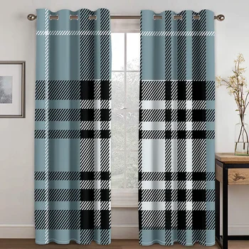 

Home Simple Style Striped Print Curtain Living Room Bedroom Curtain Home Decoration Curtain Adult Bedroom Curtain