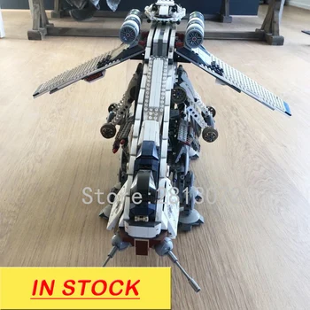 

In stock 05053 1758pcs Republic Dropship with AT-OT Walke Building Block Bricks Educational Toys compatible with 10195