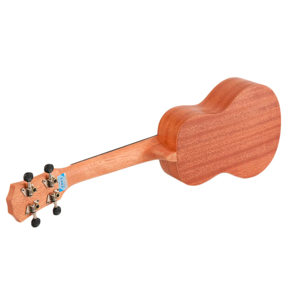 Сопрано акустическая электрическая укулеле 21 дюймов гитара 4 струны Ukelele Guitarra ручная работа дерево белый гитарист красное дерево плагин в подарок