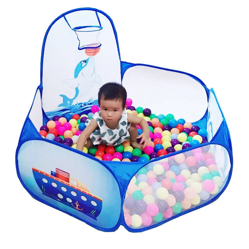 Baby Playpen Portable Foldable Playpens Game Pool of Balls Pit Child Outdoor Indoor Ball Pool Play Tent Kids Safe for Kids Gifts 2
