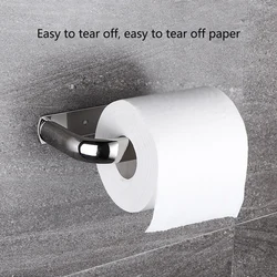 RecabLeght Stainless Steel Toilet Paper Holder Wall Mounted Tissue Rack Bathroom Kitchen Roll Holder Paper Self-Adhesive Bracket