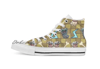 

Rolly Custom Casual High Top lace-up Canvas shoes sneakers Drop shipping