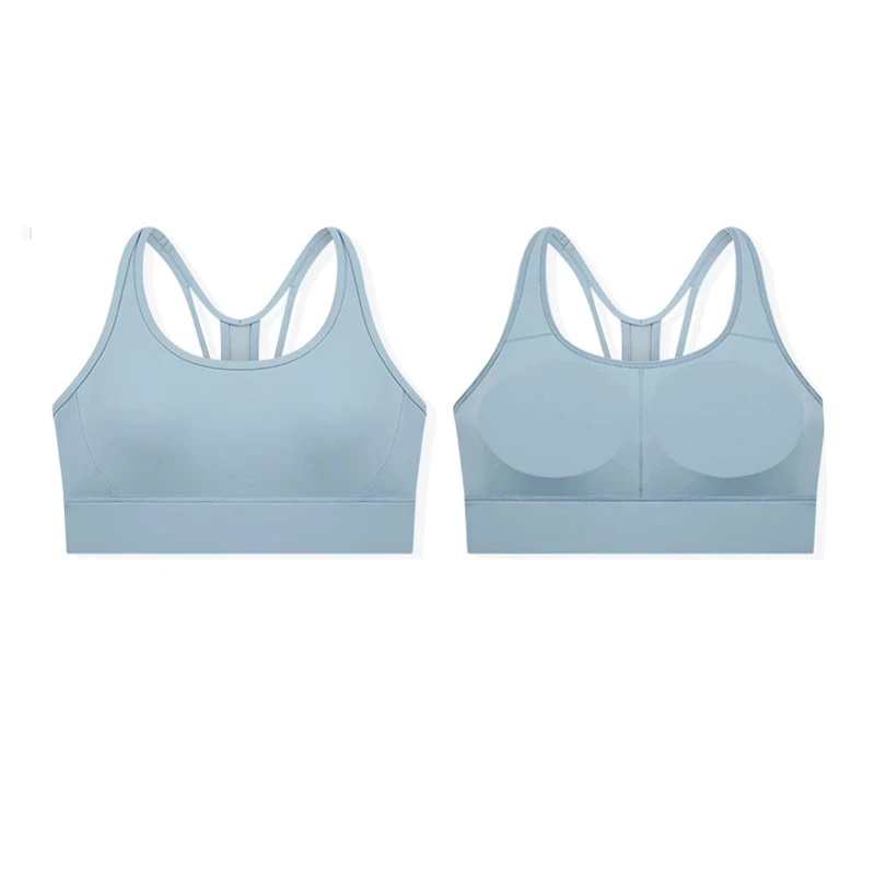 Plain Sports Bra with Sewn in Pads UN Clothing
