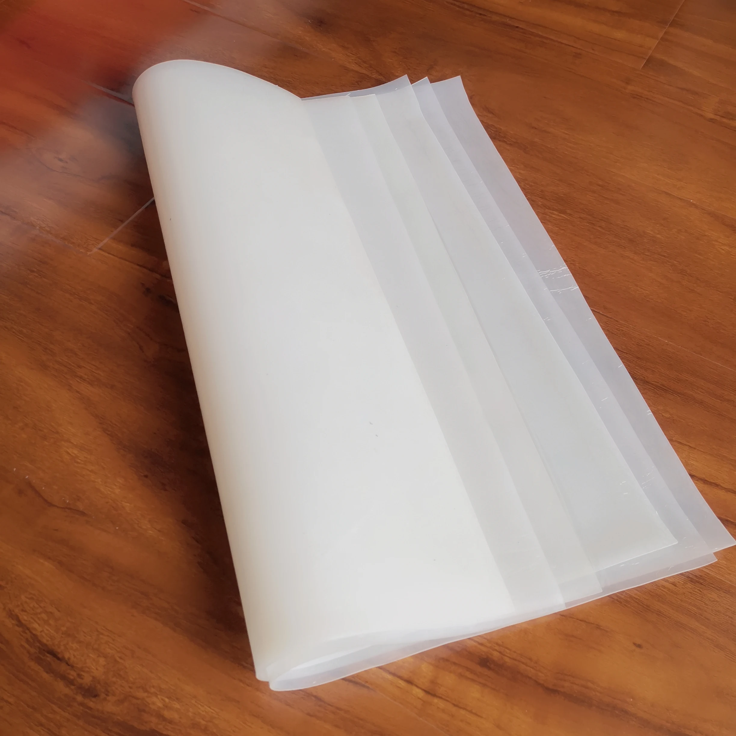 250x250x1mm thickness high resistant temperature white foam plate rubber pad silicone rubber use for heat transfer