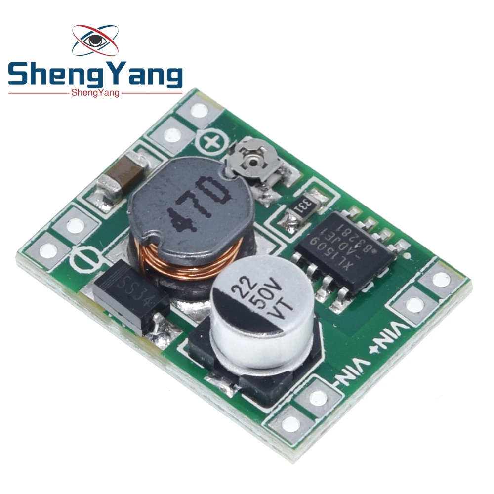 ShengYang 1 шт. XL1509 понижающий модуль выходное напряжение регулируется Супер мини