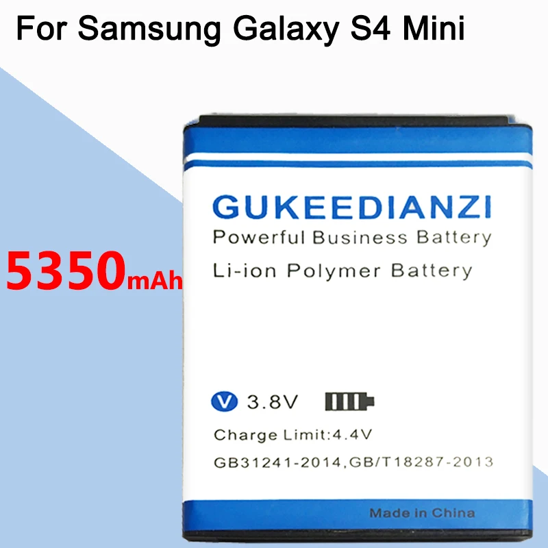 GUKEEDIANZI 5350 мА/ч, Батарея для samsung Galaxy S4 мини I9192 I9195 I9190 I9198 J110 I435 I257 B500BE B500AE