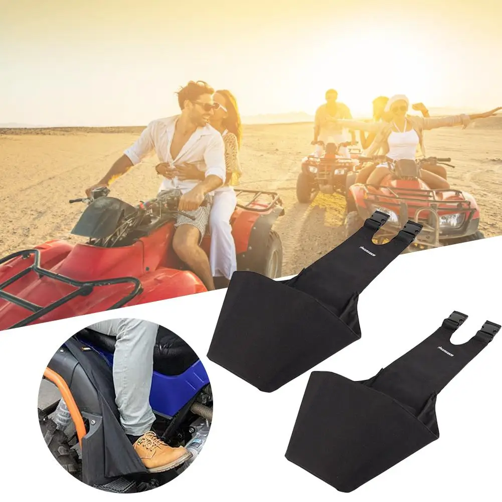 2PCS ATV Rear Passenger Foot Pegs Adjustable Foldable Wear resistant