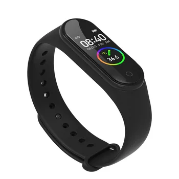 

M4S Smart Band Watch Body Temperature Heart Rate Blood Pressure Monitor Pedometer Sports Running Swimming Cycling Tracker