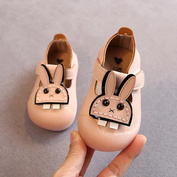 

New Autumn Woman Baby Single Lovely Rabbit Learn To Walk Kids Girls Shoes Soft Bottom Children Princess Shoe