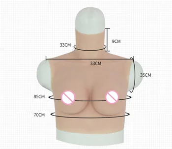 

New New C Cup Transgender Crossdresser Artificial Silicone Fake Breast Forms Crossdressing False Boobs Men Bodysuit Sexy Mens