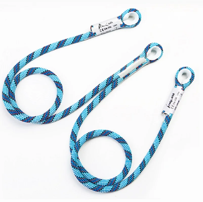 Outdoor Climbing Nylon Oxtail Rope Mountaineering Fall Prevention Dynamic Powered Oxtail Cable 1400-1800KG 9.8-11MM
