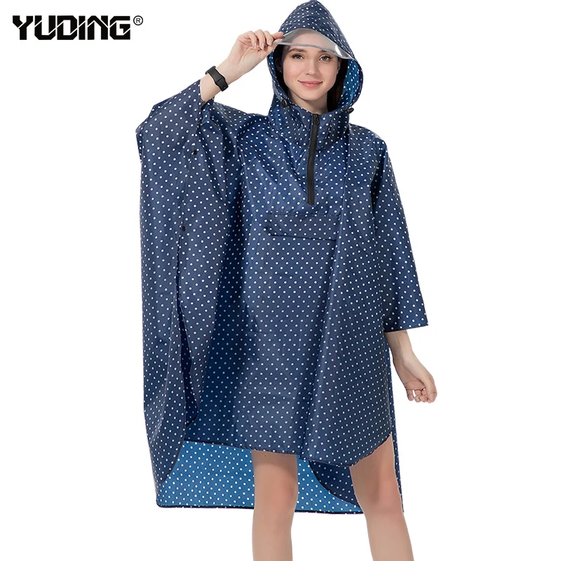 

Yuding WOMEN RAINCOAT Trench Waterproof Rain Poncho\Capes Hiking Cycling Raincoat for Woman\lLadies\Adults\girl with Hood\pocket