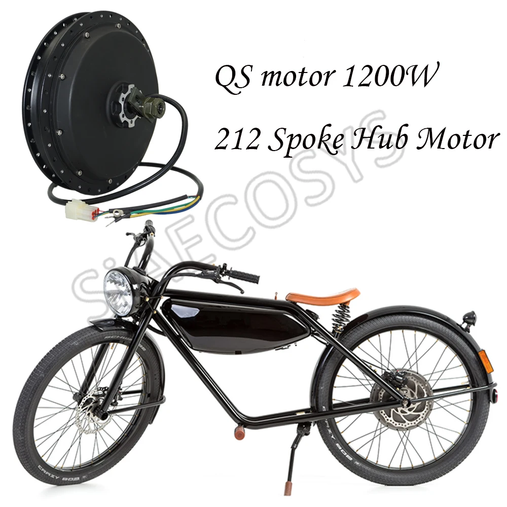 Мотор для электровелосипеда QS 1200 Вт 212 35H V1.12 мотор ступицы спицевого велосипеда 48