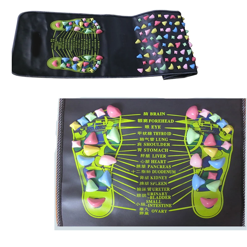 Массажный коврик для акупрессуры массажный ног рефлексотерапия облегчения боли