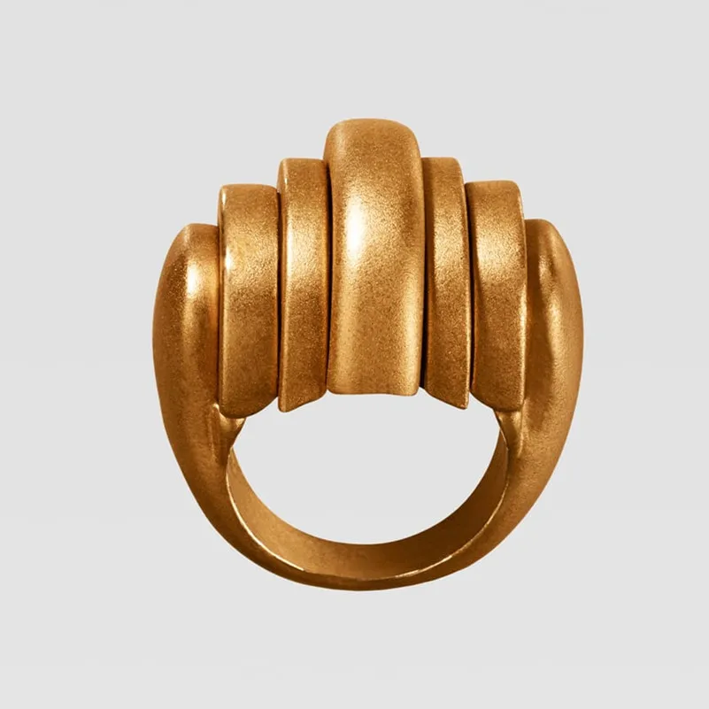 Лучшая Леди ZA, винтажные золотые кольца для женщин, свадебные, бохо, ручная работа, камень, для девушек, вечерние кольца, ювелирные изделия, горячая Распродажа - Цвет основного камня: 33