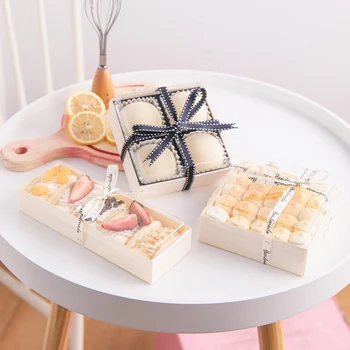 

10pcs Christmas and new year macaron Candies and sweets Macaron Melaleuca boxes for cakes birthday gifts