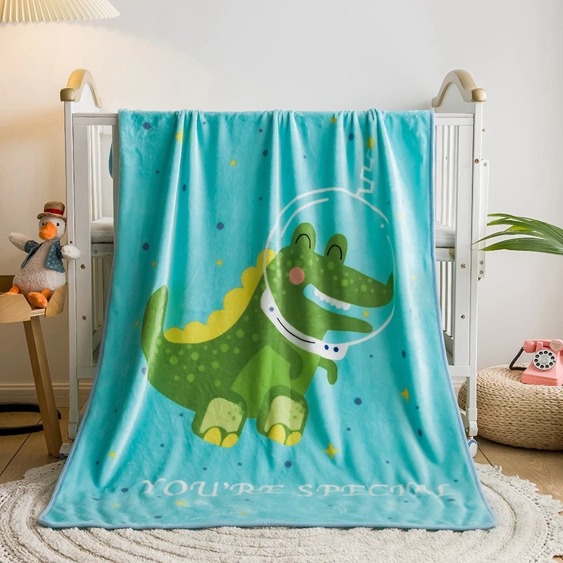 MOTOHOOD Dinosaur Winter Kids Boys Girls Blanket Wrap Fleece Baby Swaddle Sleeping Bag For Newborns Baby Bedding Blanket  (12)