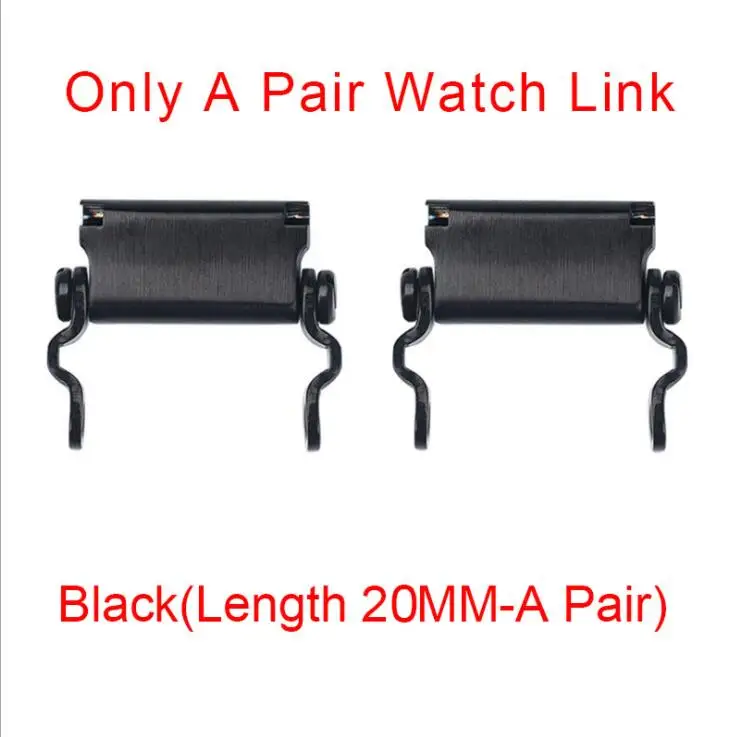 20 black watch links EDC 29 в 1 Многофункциональный протектор браслет инструмент ремень для ношения на плече отвертка Открытый выживания Аварийный Комплект мульти Wtach цепи - Цвет: 20 black watch links