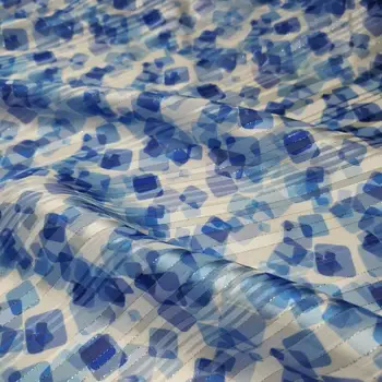 

On Sale Metallic Chiffon Silky Strips Pearly Shiny Fabric Dropping Breathable DIY Dress Blouse