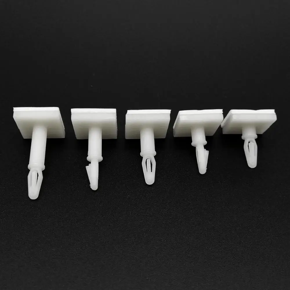 50pcs Adhesive Glue Nylon Plastic Standoff Spacer Stick Insert Lock Snap in Bolt Fixed Support PCB for 3mm Hole 1.6mm Chassis rivets and fasteners