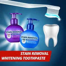 Пищевая Сода отбеливающая зубная паста фруктовый аромат удаление пятен Гигиена Уход за полостью рта страсть фруктовая черника зубная паста