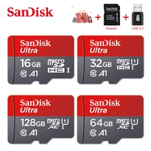 Original sandisk 200gb cartão flash 256gb cartão de memória 32gb micro cartão sd class10 16gb tf cartão 64gb 128gb a1 u1 max 98 mb/s
