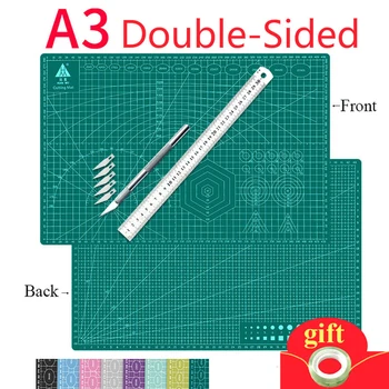 

A3 Cutting Mats Cushion Board Large Handwritten Test Paper Drawing Beauty WorkbeScaling Model Rubber Seal Engraving Board DIY