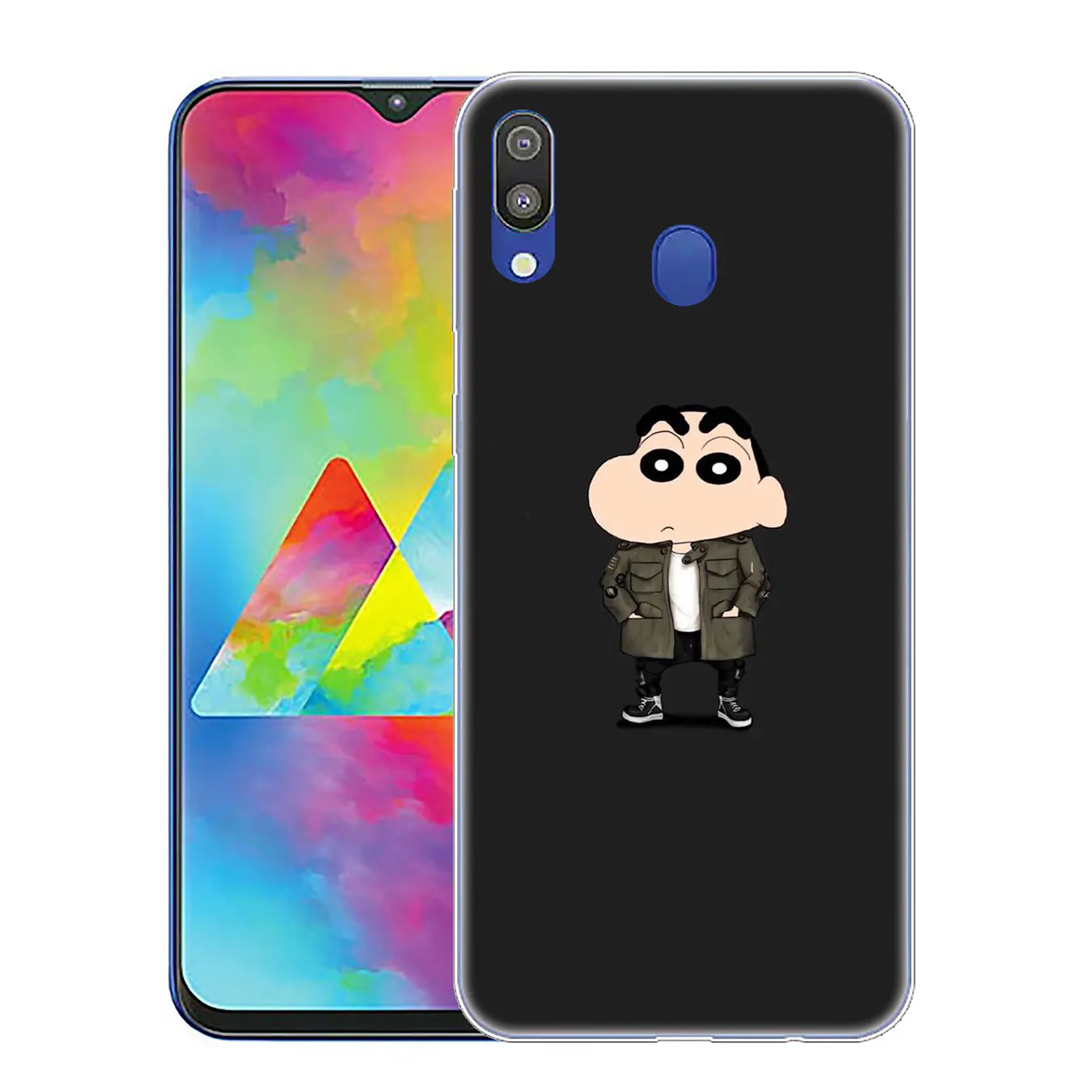 Lavaza crayou Син-тян»; милый жесткий чехол для телефона для samsung Galaxy A20E M40 M30 M20 M10 A10 A20 A30 A40 A50 A60 A70 S крышка - Цвет: 4