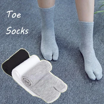 

2020 Breathable Two Fingers Socks Practical Unisex Japanese Kimono Flip Flop Sandal Split Toe Socks High Quality
