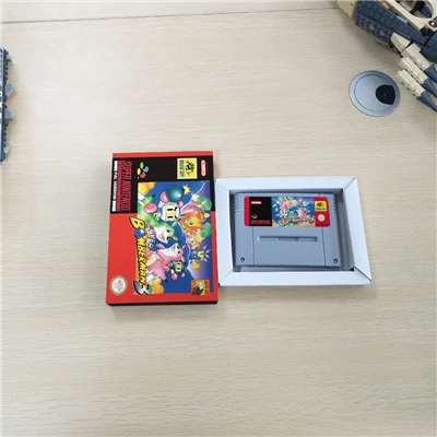 

Super Bomberman 3 - EUR Version Action Game Card with Retail Box