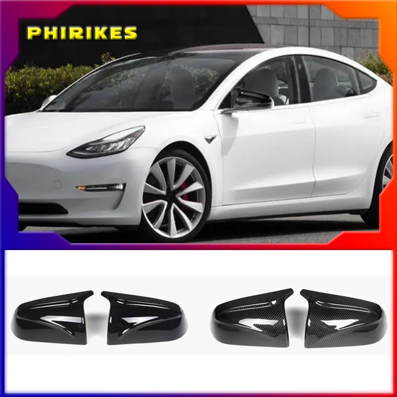 Carbon Fiber Exterior Shell Protection Coversr For Tesla Model 3 S X