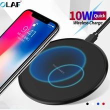 10W Chargeur Sans Fil Rapide Pour iphone 11 8 Plus Qi Chargeur Sans Fil Pour Samsung S10 Huawei P30 Pro Adaptateur de Chargeur de Téléphone(China)