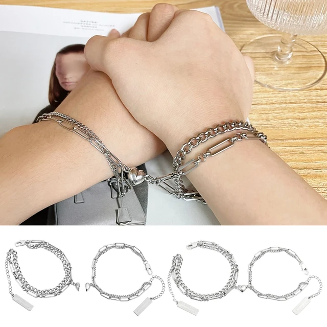 Coppia bracciali lunga distanza I Miss You cuore Charms bracciale san  valentino gioielli regalo compleanno regali di natale - AliExpress