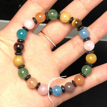 

Rare and unique bracelet, different kinds of crystal match
