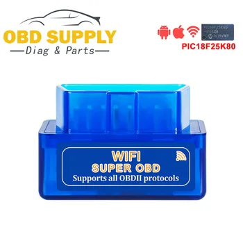 

ELM327 WiFi Super Mini V1.5 chip PIC18F25K80 OBD II Car Diagnostic Tool iOS/Android ELM 327 WiFi OBD2 Code Reader