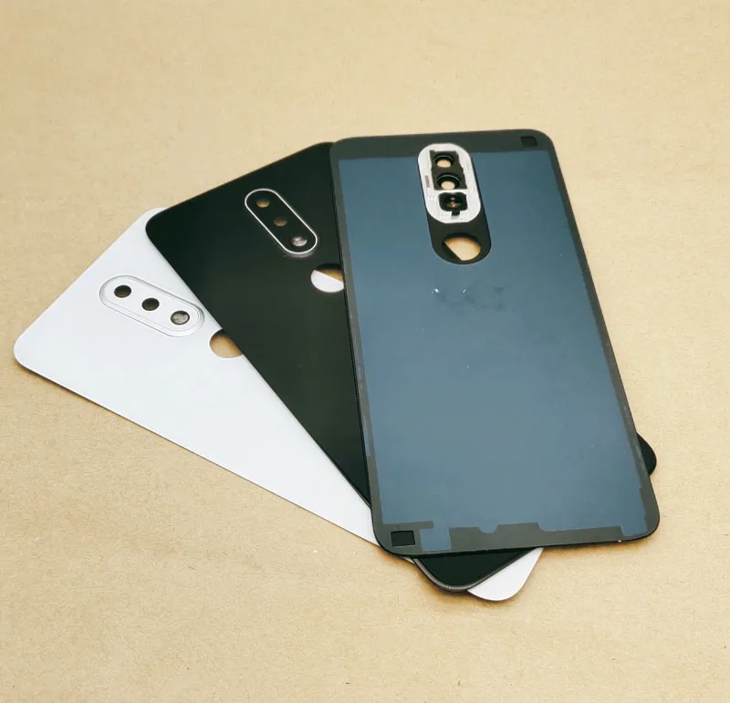 Новый Оригинальный стеклянный задний корпус для Nokia X6/6 1 Plus Крышка батарейного