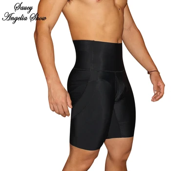 

Sweat Burnining Men Waist Trainer Slimming Belt Corset Shapewear Compression Weightloss Butt Lifter Body Shaper Bodysuit Panties