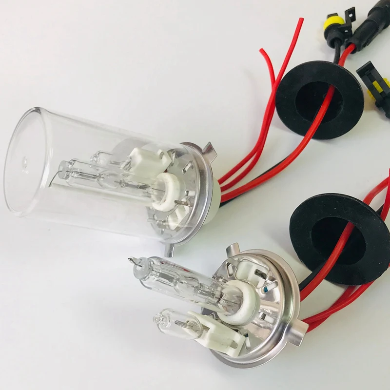 100W H4-2 12V Hid ксеноновая заменяемая лампочка для фар Все супер яркие 8000K