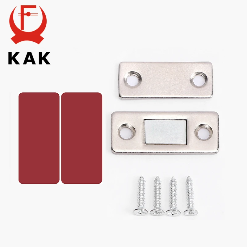 5pcs Magnetic Cabinet Catches Door Catches Door Stops Cabinet Door Stop Invisible Non-punch Silver Black Gold Bronze Sliding Lock Hardware